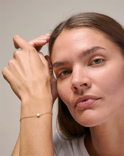 Enamel Copenhagen - Balloon Armbånd - Daisy/Guldfarvet
